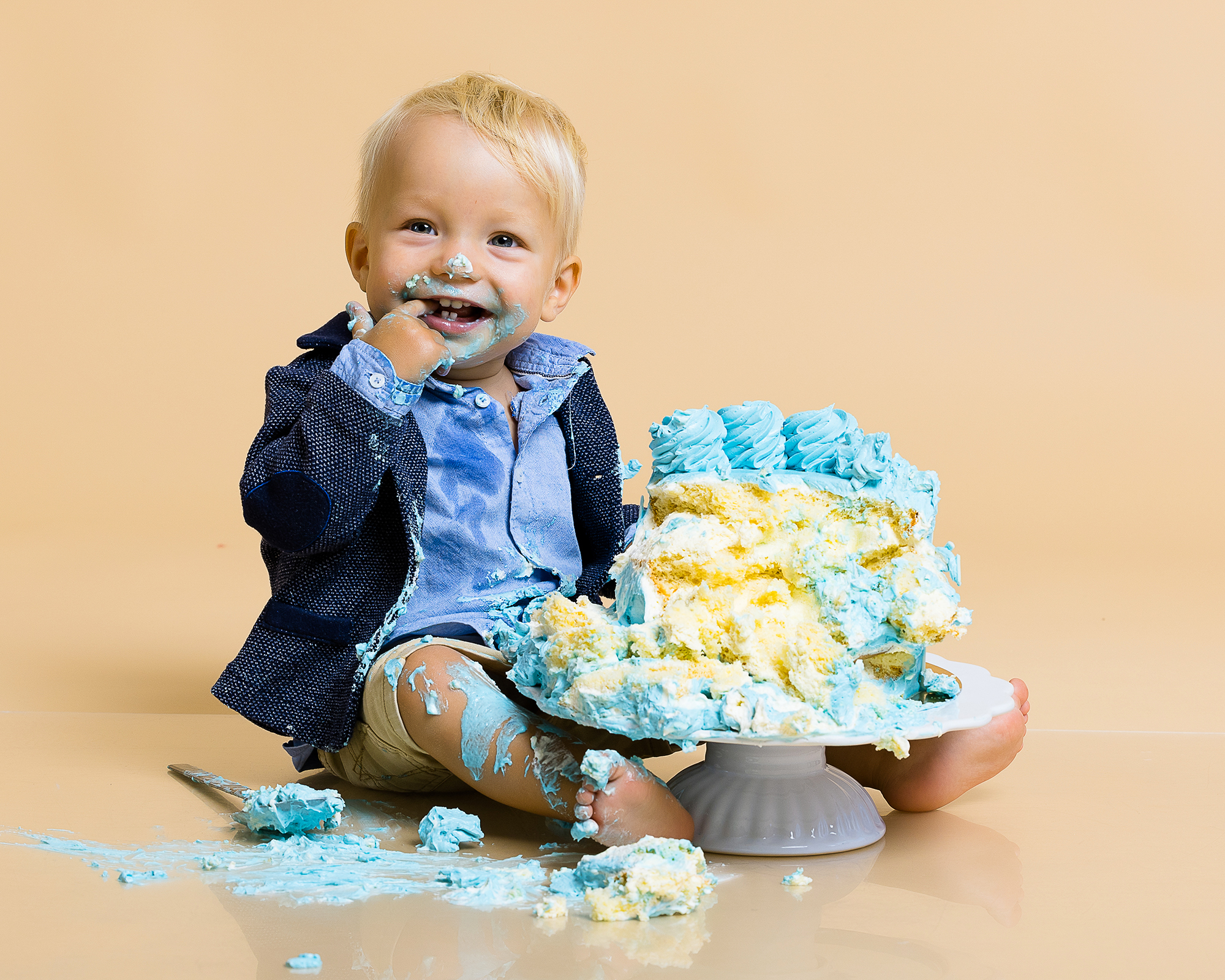 baby erster geburtstag cake smash kinder fotografie muenchen